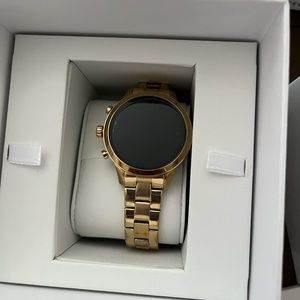 Authentic Michael kors smartwatch Gold